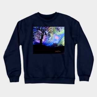 Aurora Borealis Dreaming Crewneck Sweatshirt